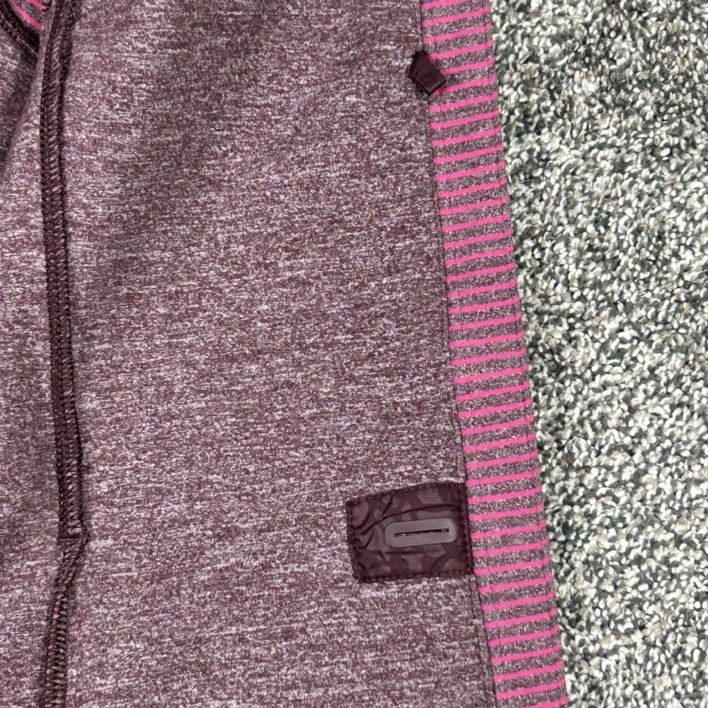 Lululemon Rebel Runner Vest Womens 4 Petal‎ Camo Print Quilted Bordeaux Berry - Picture 7 of 11